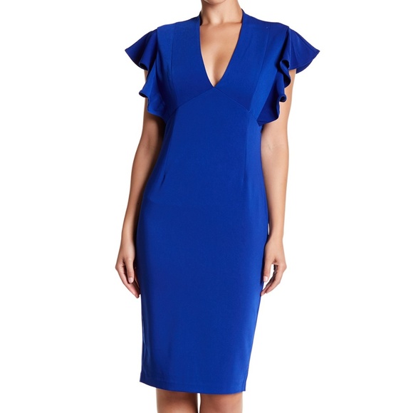 Alexia Admor Dresses & Skirts - Alexia Admor ruffle sleeve dress